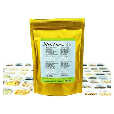 Heirloom Futures Seed Pack With 55 Varieties Of Vegetable Seeds