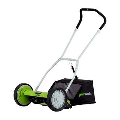 Greenworks 16-inch Reel Lawn Mower
