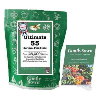 Ultimate 55 Survival Food and Fruit Seed