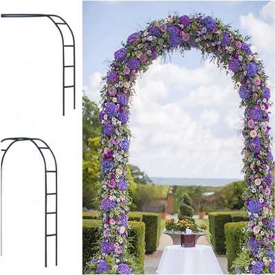 Adorox 7.5 Ft Metal Arch for Wedding Garden